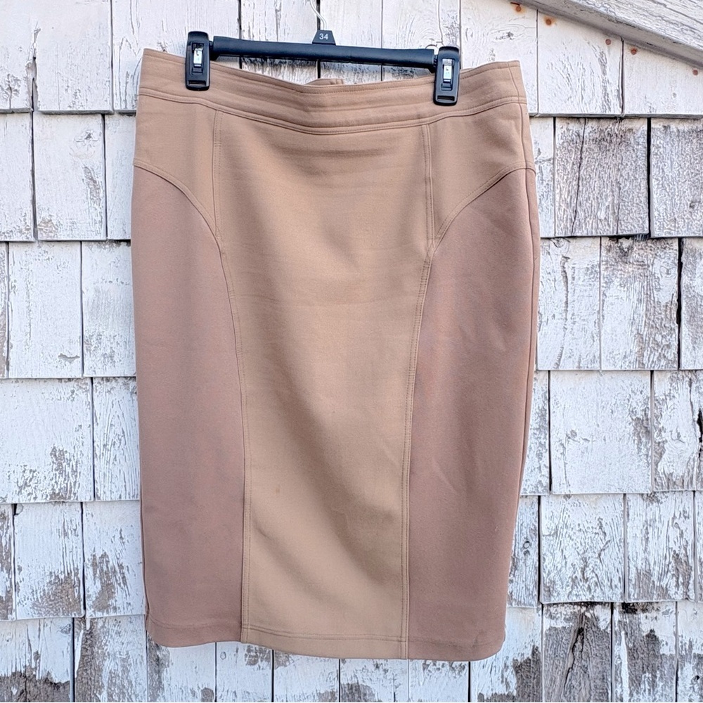 Burberry Classic Tan Pencil Skirt